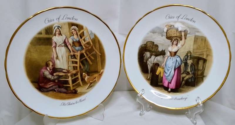 Two "Cries of London" wall plates