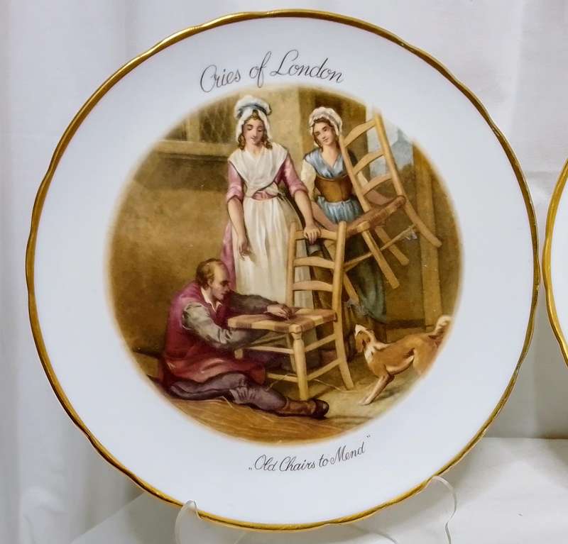 Two "Cries of London" wall plates
