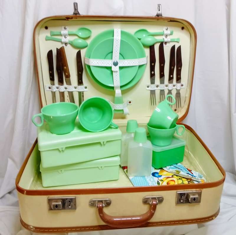 Cutest vintage picnic set from the 50's