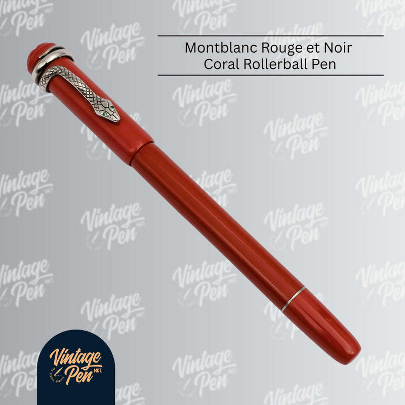 Montblanc Heritage Rouge et Noir Coral Rollerball Pen