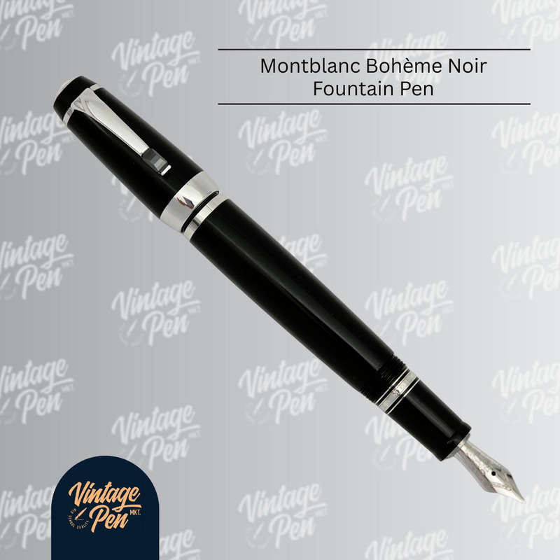 Montblanc Bohème Noir Fountain Pen