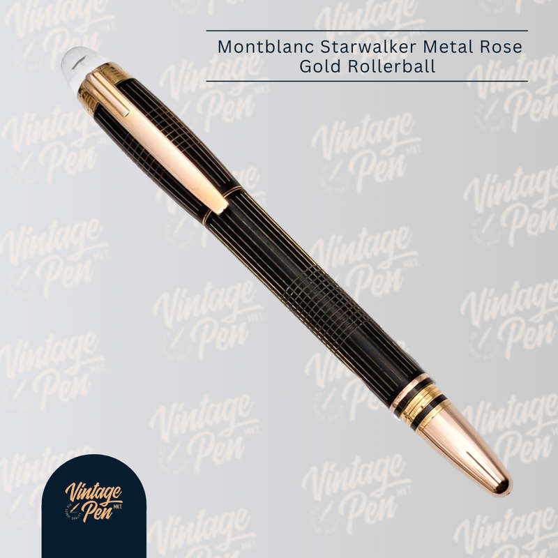 Montblanc Starwalker Metal Rose Gold Rollerball Pen