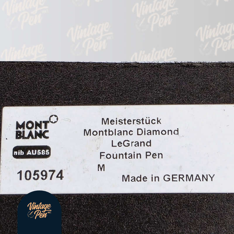 Montblanc Diamond LeGrand Fountain Pen