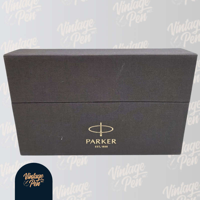 Parker Duofold Prestige Burgundy Chevron Fountain Pen