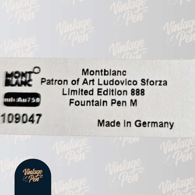 Montblanc Sforza 888 Limited Edition Fountain Pen