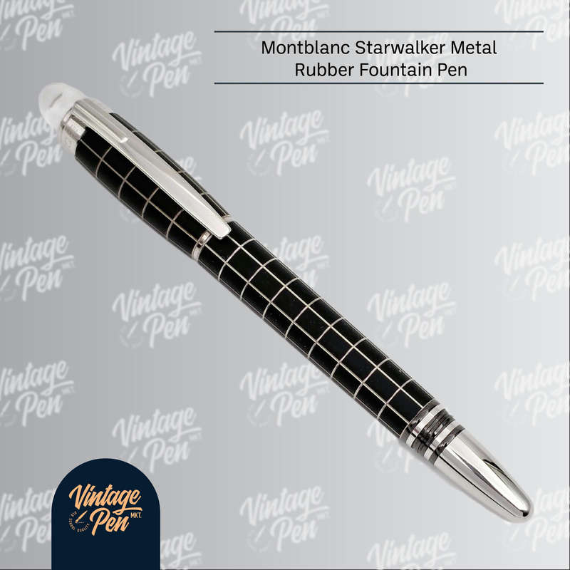 Montblanc Starwalker Metal Rubber Fountain Pen