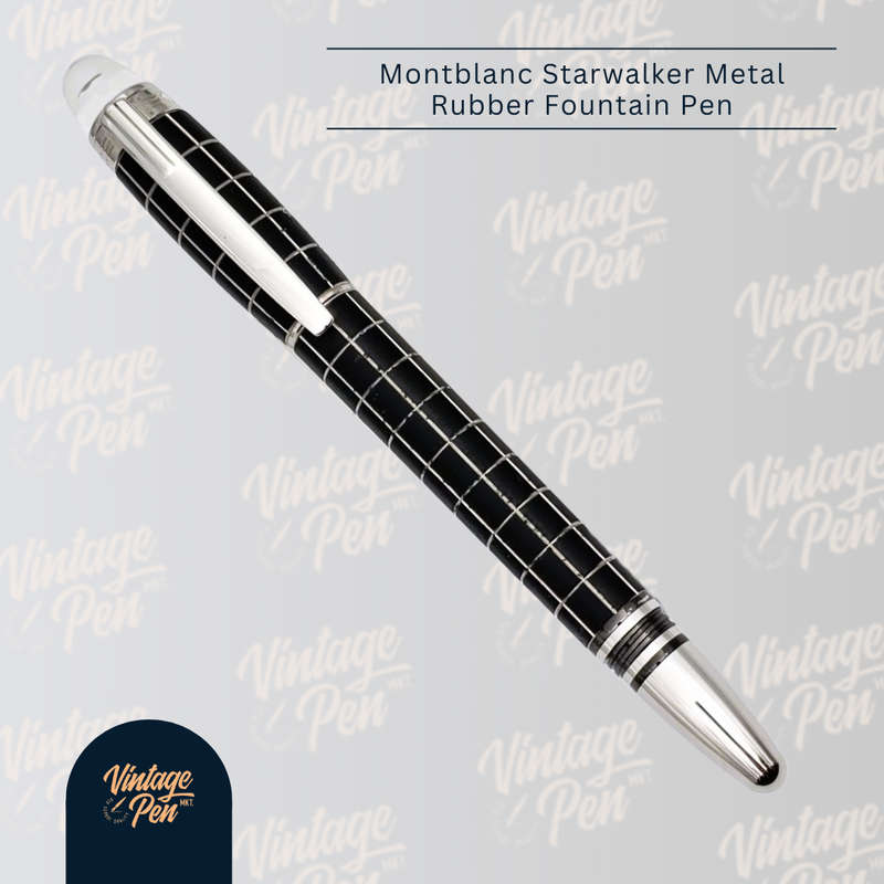 Montblanc Starwalker Metal Rubber Fountain Pen