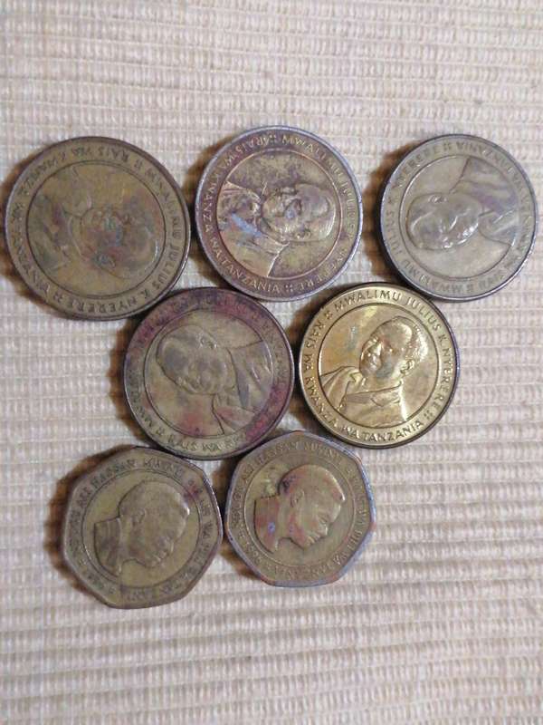 Tanzania Shillings Coins and Notes