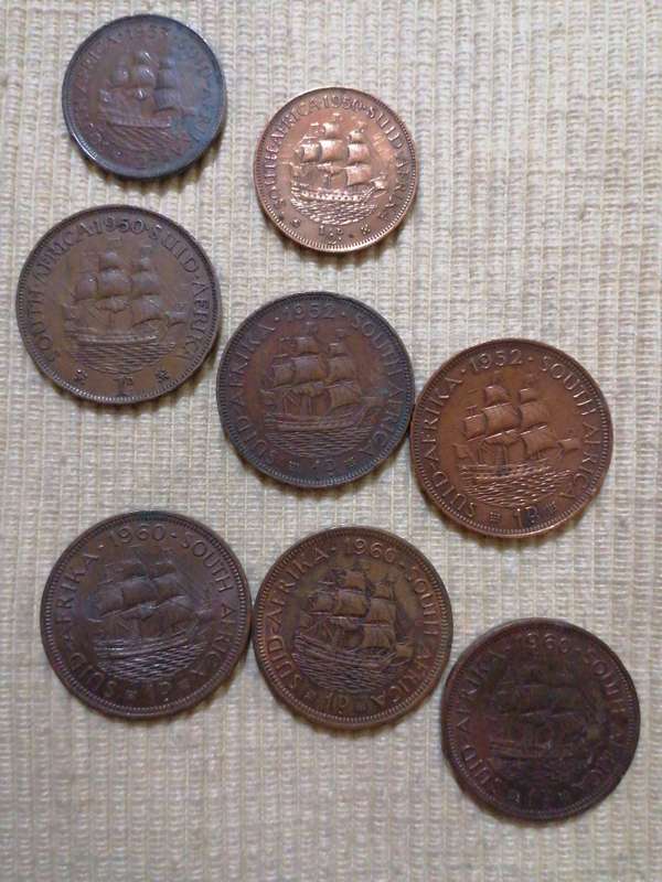 South Africa 1 Penny and 1/2 Penny