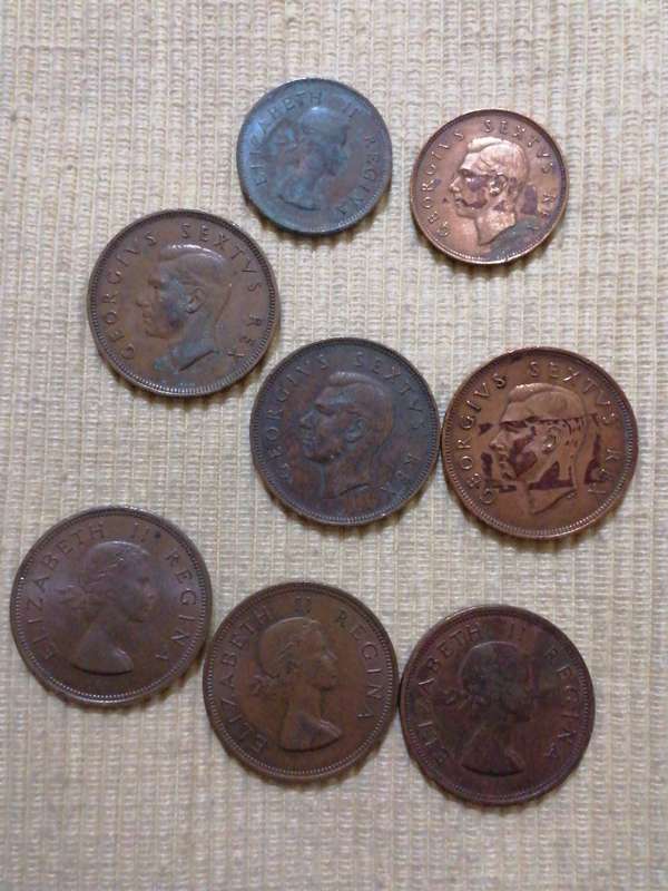 South Africa 1 Penny and 1/2 Penny
