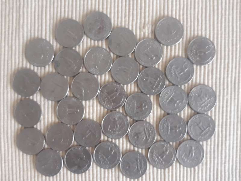 USD Coin  - 5 cents, 10 cents, Half dollar and Quarter Dollar