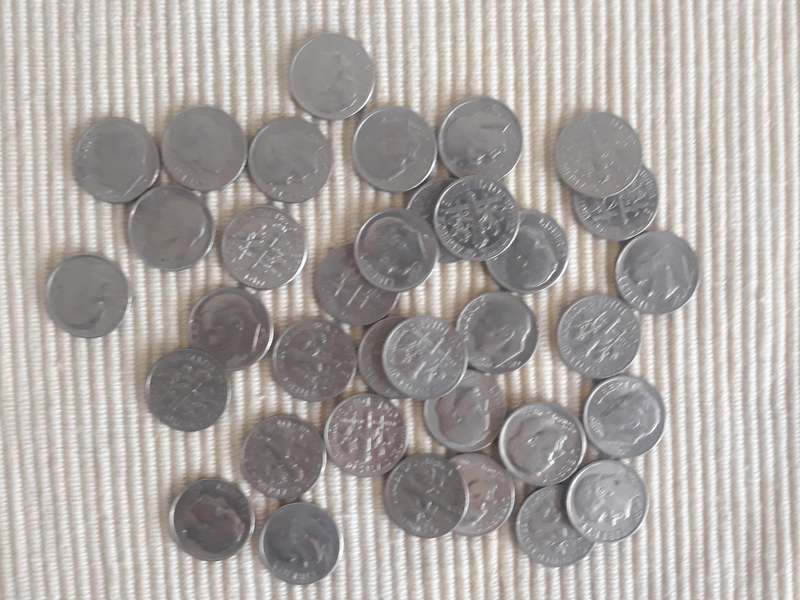 USD Coin  - 5 cents, 10 cents, Half dollar and Quarter Dollar