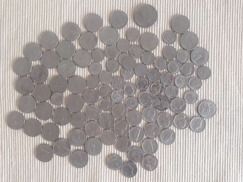 USD Coin  - 5 cents, 10 cents, Half dollar and Quarter Dollar