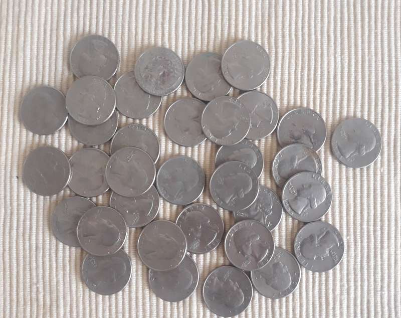 USD Coin  - 5 cents, 10 cents, Half dollar and Quarter Dollar