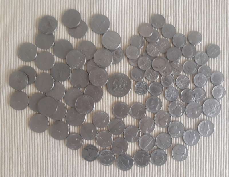 USD Coin  - 5 cents, 10 cents, Half dollar and Quarter Dollar