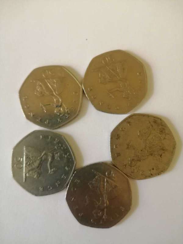 Great Britain 50 Pence Coin