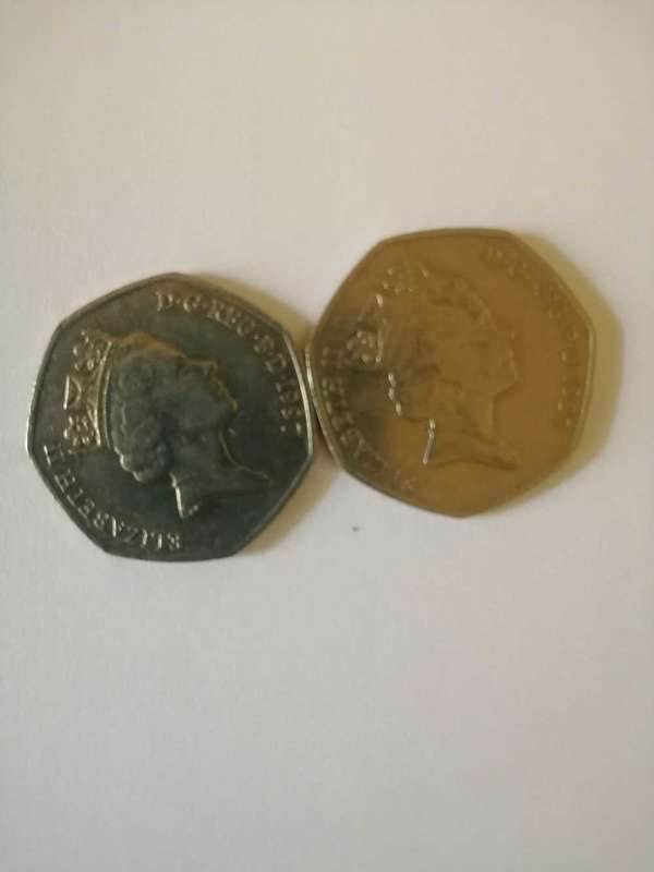 Great Britain 50 Pence Coin
