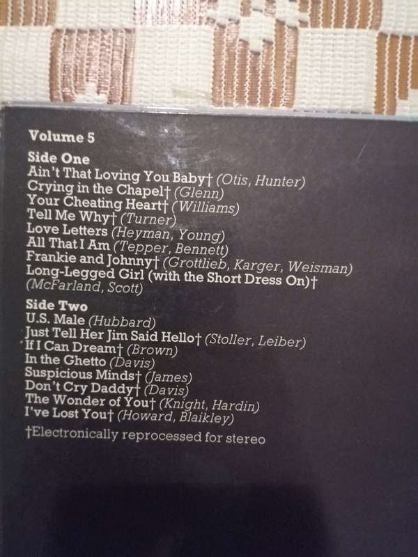 Tribute to Elvis 1-6 LPs