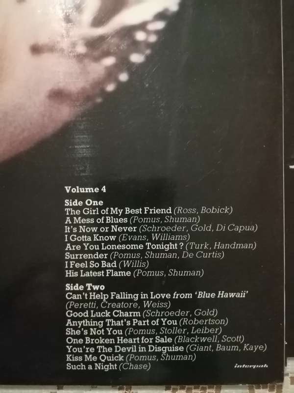 Tribute to Elvis 1-6 LPs