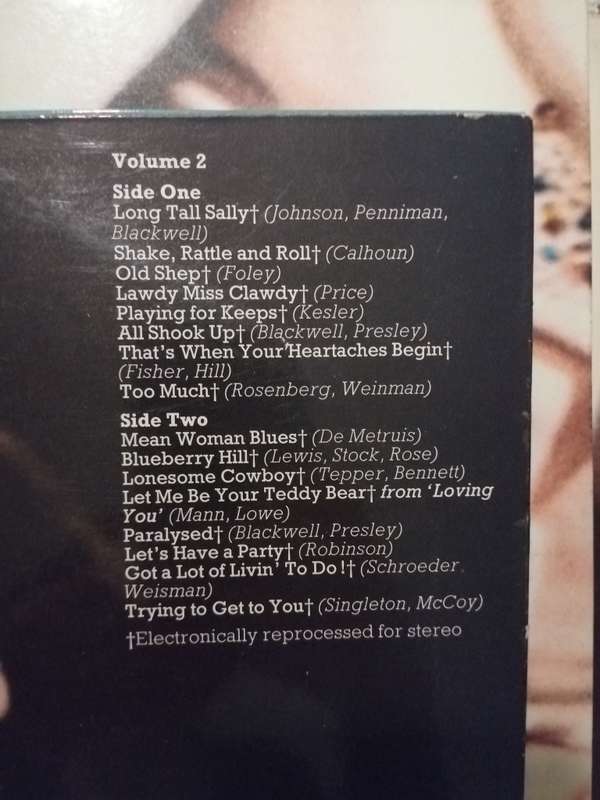 Tribute to Elvis 1-6 LPs