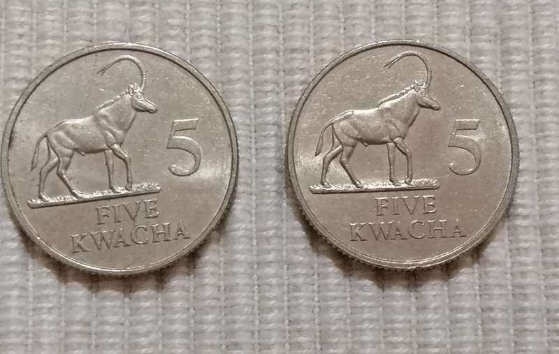 Zambia 1992 5 Kwacha