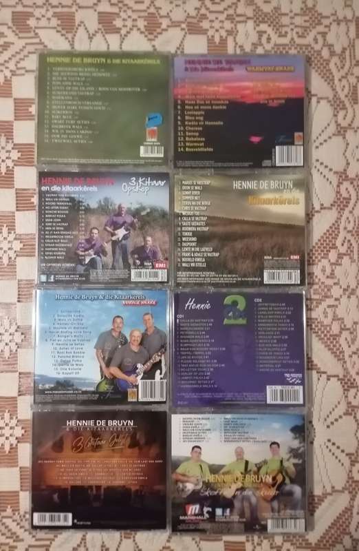 Hennie de Bruyn & die Kitaarkerels - CD's x 8
