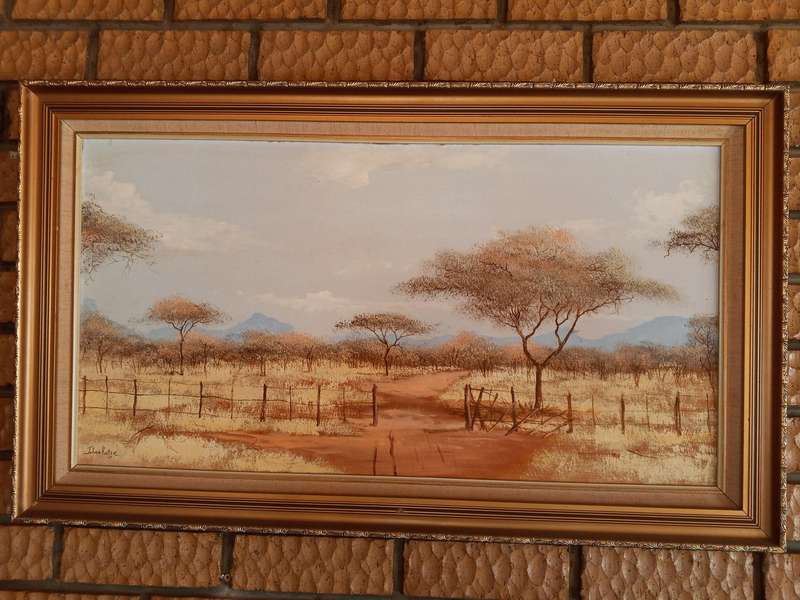 Johan Kotze Painting (Signed)