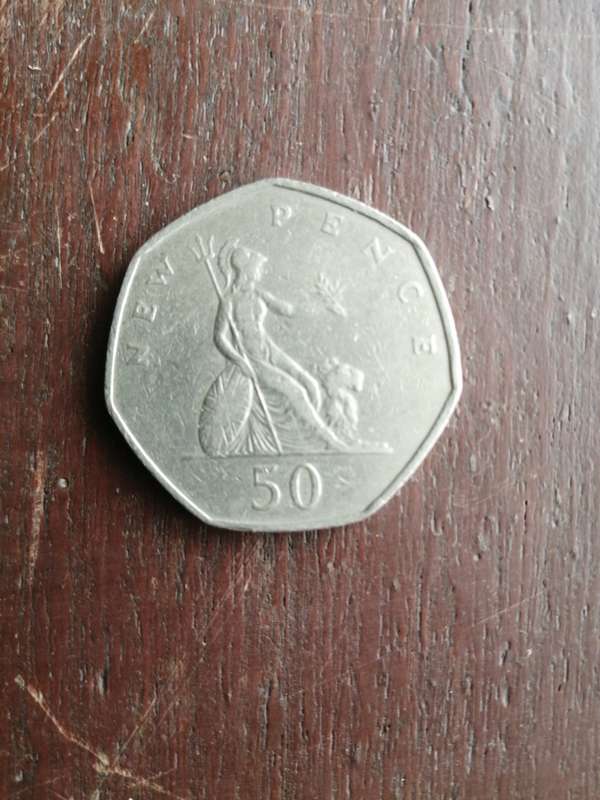 United Kingdom Great Britain 1969 - 50 New Pence Elizabeth II