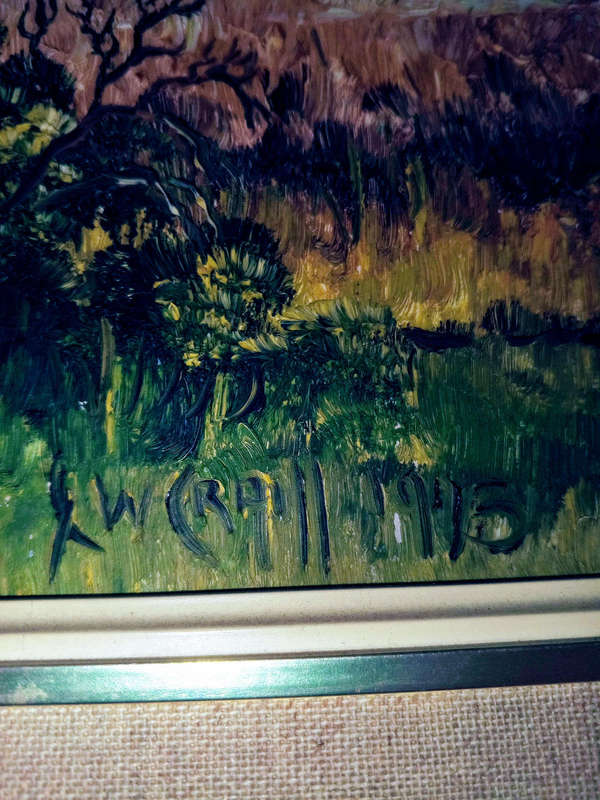 Edward W Craill Painting (Signed)