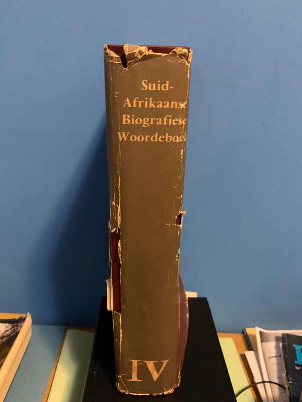 Suid-Afrikaanse Biografiese Woordeboek Deel IV