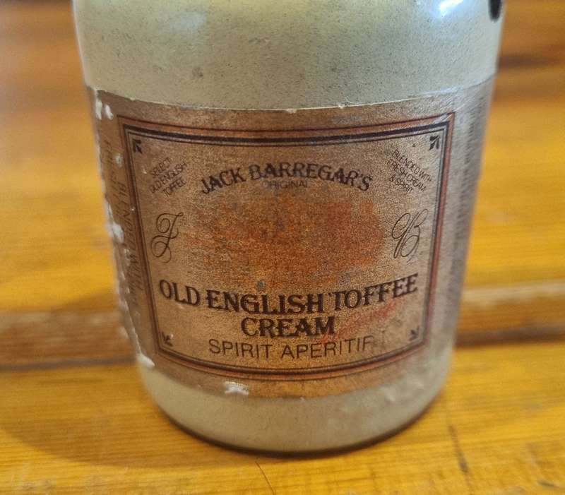 Jack Barregars Old English Toffee Cream Liqueur Miniature Bottle