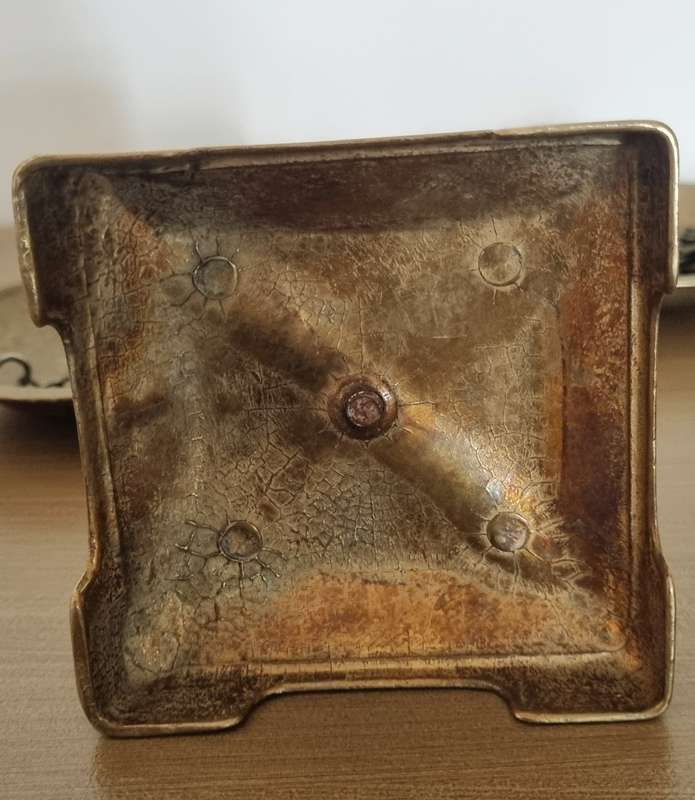 Beautiful Intricate Designed Brass Heavy Footed Justice Weight Scale (WORKING)