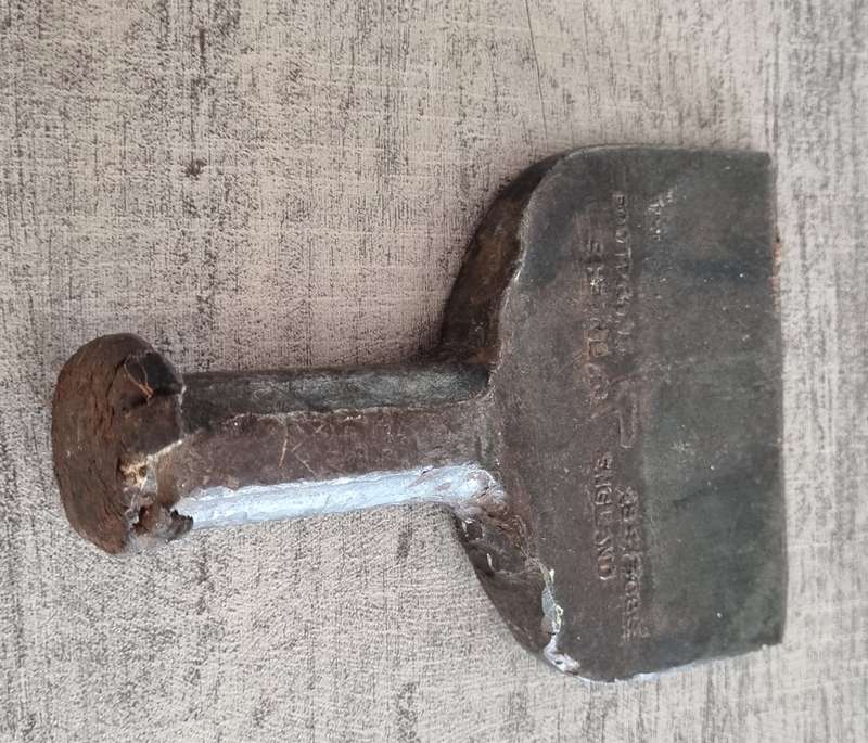 Antique Railway Spike Lifting/Track Laying Tool Marked Sheffield England