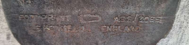 Antique Railway Spike Lifting/Track Laying Tool Marked Sheffield England