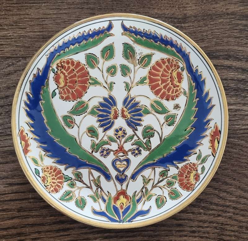 Vintage Handmade Neofitou Keramik Plate | Made in Faliraki, Rodos |