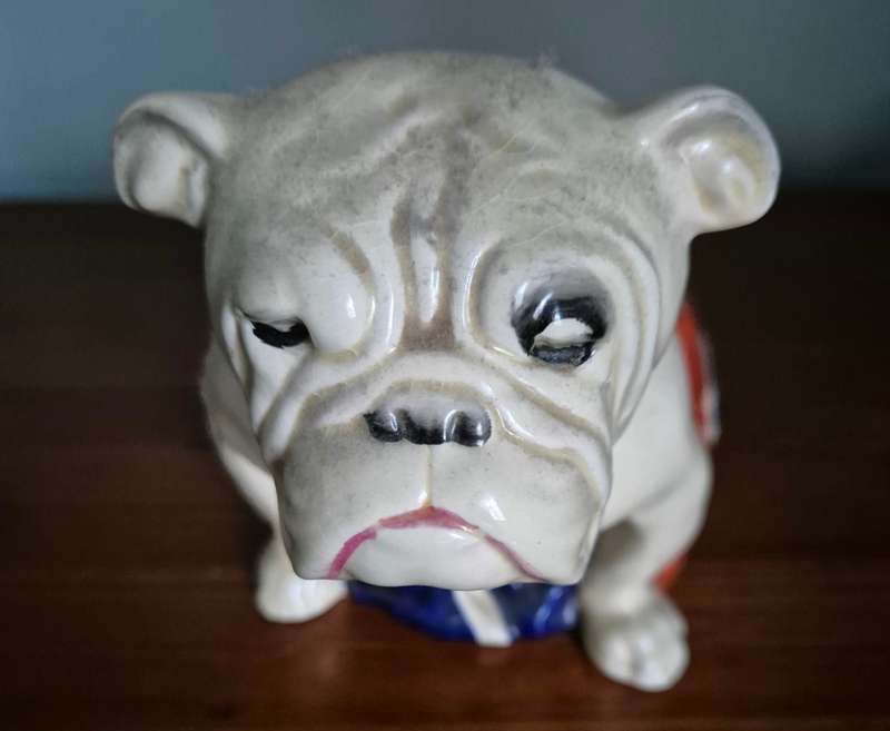 Royal Doulton Union Jack Bulldog c. 1920
