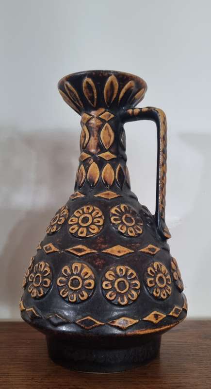 Designer Eduard Bay, Keramik West GGermayn Pottery Large Vase or Jug