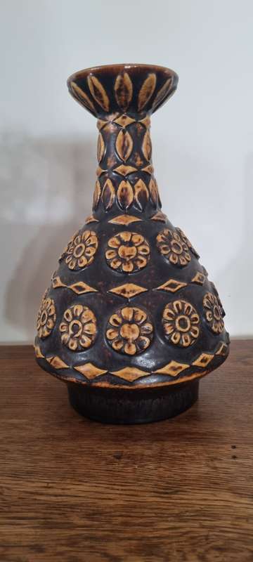 Designer Eduard Bay, Keramik West GGermayn Pottery Large Vase or Jug