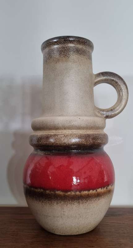 Vintage Ceramic Pottery Vase by Scheurich, West Germany 1960s