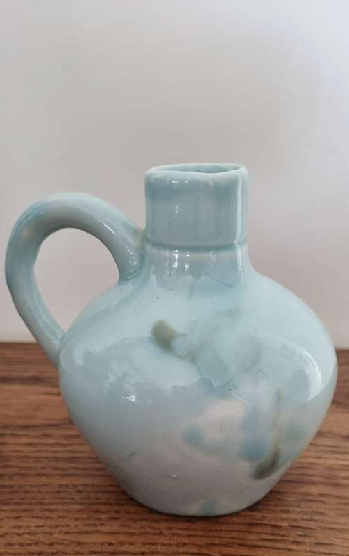 South African Lucia ware Light Blue Pottery Jug