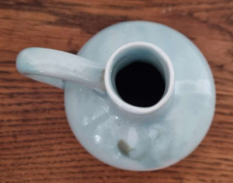 South African Lucia ware Light Blue Pottery Jug