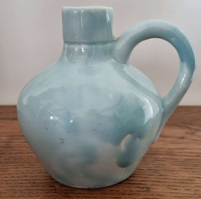 South African Lucia ware Light Blue Pottery Jug