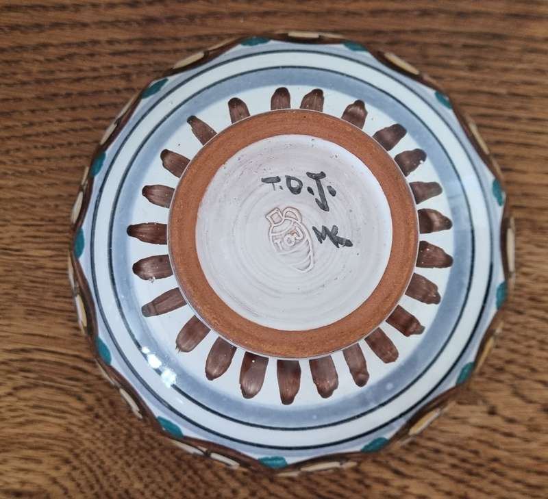 The Old Jar (T.O.J.) South African Studio Pottery footed Bowl