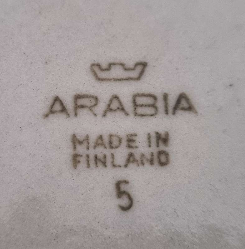 Arabia Finland Anemone Dishware Bowl