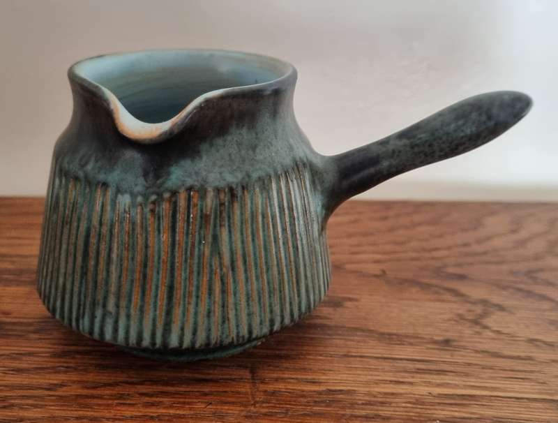 1960s Lovemose of Denmark GRAASTEN Danish design Gråsten Saucer or Butter Jug