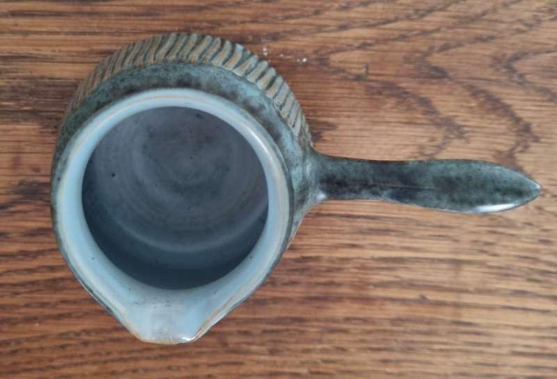 1960s Lovemose of Denmark GRAASTEN Danish design Gråsten Saucer or Butter Jug