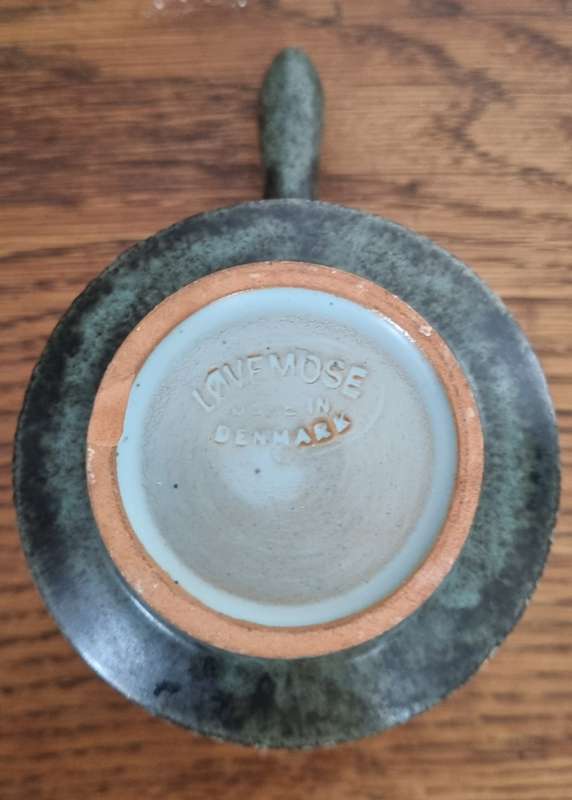1960s Lovemose of Denmark GRAASTEN Danish design Gråsten Saucer or Butter Jug