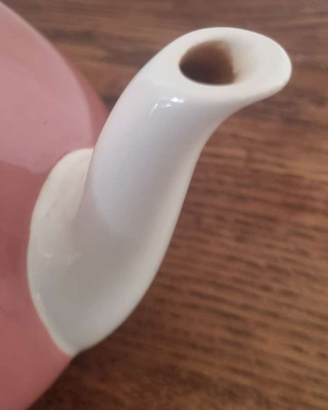 Villeroy & Boch Mettlach France Pink Teapot or Coffee Pot
