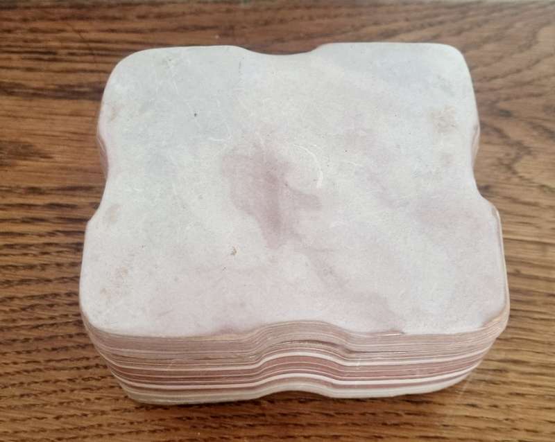 Beautiful Smooth Natural Soap Stone Trinket Jewelry Box/Container
