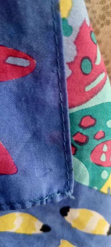 1980's Designer Ken Done Silk Scarf